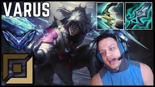  Tyler1 THE ADC ARC CONTINUES  Varus ADC Full Gameplay  Season 14 ᴴᴰ