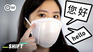 Amazing This Face Mask Lets You Speak 8 Different Languages  Coronavirus Smart Tech