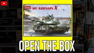 OPEN THE BOX M1 ABRAMS X Amusing Hobby 35A054 135 scale