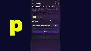 Earn $10000 per Month on Twitch  Tapswap Code  How To Earn $10000 per Month on Twitch 2024