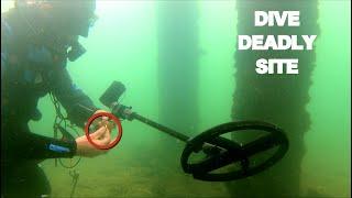 Electrocuted UNDERWATER 22k GOLD & Money Found Buried 20ft Deep