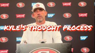 49ers HC Kyle Shanahan Discusses Ricky Pearsall and The Party