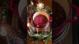 Blueberry Simple Syrup  Holiday Mimosa Recipe #shorts