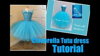 How to make this beautiful Cinderella Tutu Dress tutorial Follow alongEasy