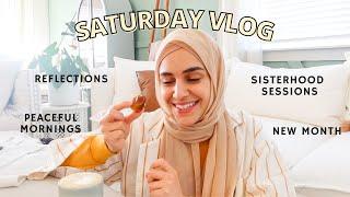 Muslimah Vlog   slow mornings reflections sisterhood