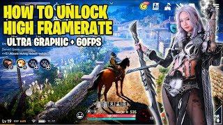 BLACK DESERT MOBILE GLOBAL  HOW TO UNLOCK 60fps + ULTRA GRAPHIC