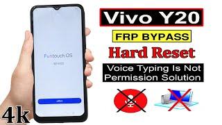 Vivo Y20 Hard Reset Frp Bypass 2023 Android 12 Without Pc  Reset Google Account Lock Android 12