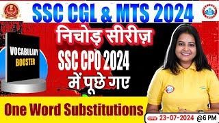 SSC Vocabulary By Kiran Mam  Vocab For SSC CGL SSC MTS One Word Substitution English Vocabulary