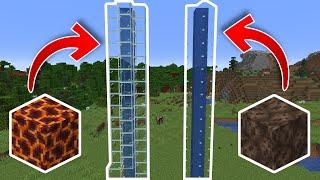 Easy Bubble Column Water Elevator in Minecraft - Tutorial