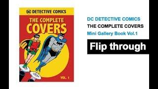 DC Comics Detective Comics - The Complete Covers Vol. 1 Mini Book Batman Flip Through