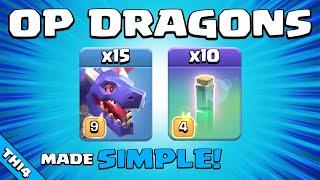 NEW MAX DRAGON ATTACK CRUSHES TH14 TH14 Attack Strategy  Clash of Clans