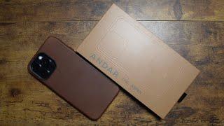 iPhone 15 Pro Max  Andar Leather Case BROWN