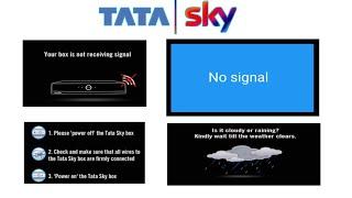 Tata sky No signal Problem solved