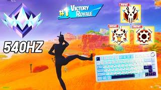 AULA F75 ASMR  Ranked Gameplay  Satisfying Keyboard Fortnite 540 FPS Smooth 4K