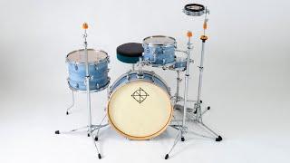 Little Roomer Cerulean Frost 5 pc drum kit demo