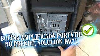 reparar bocina amplificada no enciende