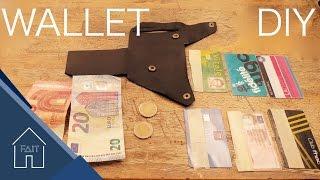 Leather wallet origami- DIY