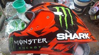 Proses Repaint Helm Motif Shark Diablo Lorenzo  Basic KYT RC7