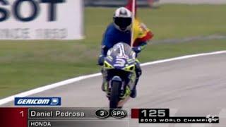 MotoGP Vintage  On this day 2003 Dani Pedrosa claimed victory 125cc crown in Sepang