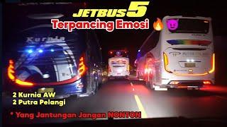 Video Balapan Bus Paling Gilaa 2024  Jetbus 5 Lari Macam SETAN  4 SCANIA Unjuk SKILL Dijalan Raya