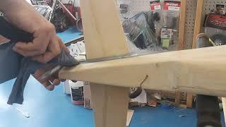 Covering with Monokote Part 4A Covering Horizontal Stabilizer