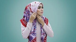 17 CARA PAKAI JILBAB SEGIEMPAT SIMPLE CANTIK ANGGUN DAN KEKINIAN TERKINI