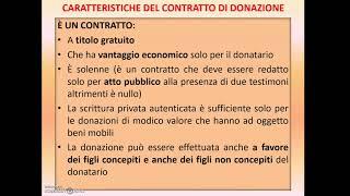 LA DONAZIONE