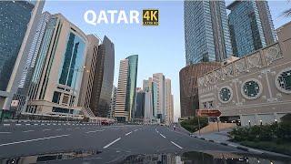 Катар 4K - Автомобильная экскурсия от торгового центра City Centre Doha Mall до отеля Kempinski