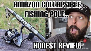 Amazon Telescopic Fishing Pole Sougayilang Unboxing and Honest review.