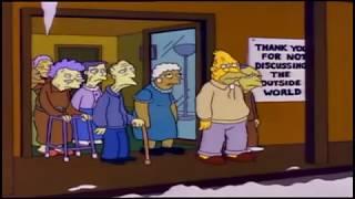 Que miedo y que frío  Los Simpson