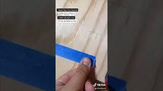 Woodworking   Keyhole Trick #LearnOnTikTok #tiktokpartner #nomathneeded #fyp #tipsandtricks #shop