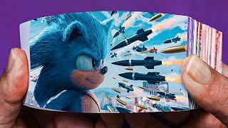 Sonic the Hedgehog Flip Book  Rooftop Missile Chase Scene Flipbook