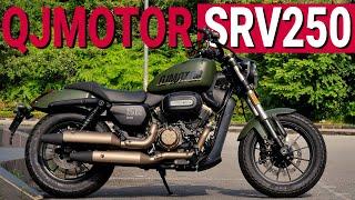The 250cc “Harley-Davidson”  QJMotor SRV250 2022