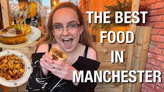 Trying the BEST PLACES TO EAT in MANCHESTER  Manchester Food Tour Part 2 *incredible comfort food*