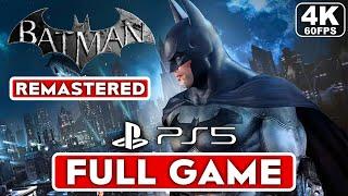 BATMAN ARKHAM CITY REMASTERED PS5 Gameplay Walkthrough Part 1 FULL GAME 4K 60FPS - No Commentary