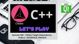 CMake-Episode 008  Target Dependencies - PUBLIC INTERFACE AND PRIVATE  CMake Starts Here