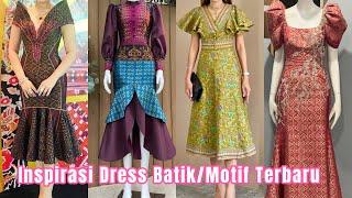 26 MODEL DRESS BATIK DRESS MOTIF TERBARU #dressbatik #thaisilk #dresses #dress #fashion