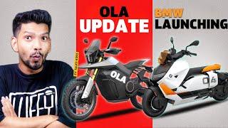 Ola motorcycle update  BMW CE04 LAUNCH  MG CLOUD EV  EVTALKS#392
