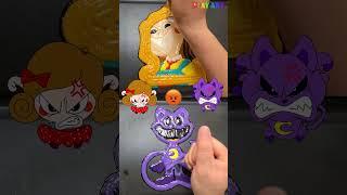 Poppy Playtime Chapter 3  Miss Delight VS Catnap Pancake art challenge Smiling Critters #shorts