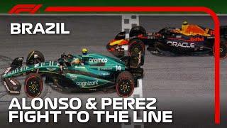 Alonso And Perezs Incredible Photo Finish  2023 Sao Paulo Grand Prix