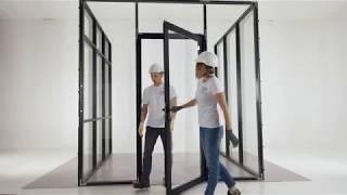 Installation Glass Partition System CGP