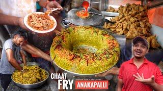 Anakapalli Fry Chaat  Unique Chaat Of India  Andhra Famous Samosa Chaat Only Rs.35-  Street Food