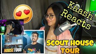 KAASH REACTION ON SCOUT HOUSE TOUR SCOUT DREAM HOUSESCOUT OPCUTE REACTION