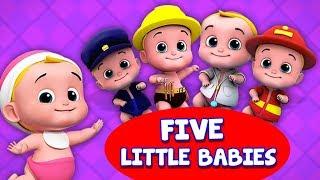 Lima Bayi Kecil  bayi belajar lagu  Five little Babies  Indonesian Rhymes For Babies