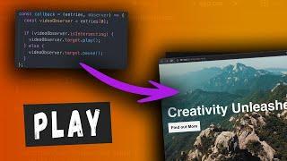 Learn to code a cool Video Background with HTMLCSS & JavaScript Optional