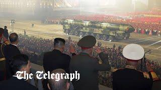 North Korea shows combat and spy drones at Victory Day military parade