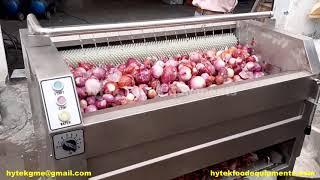 Onion Peeling Machine  Washing and Peeling for Potato Ginger Carrot Beetroot  Onion Peeler