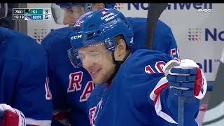 Artemi Panarins Hat Trick vs San Jose  Home & Away TV Feeds  SJS v NYR   Dec 3rd 2023