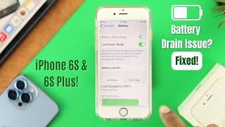 iPhone 6s6s Plus Perbaiki Pengurasan Baterai Terlalu Cepat iOS 15