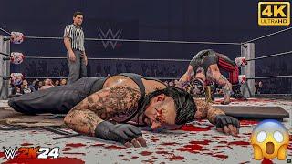 WWE 2K24 - The Fiend Bray Wyatt vs. The Undertaker - Blood Match  PC 4K60